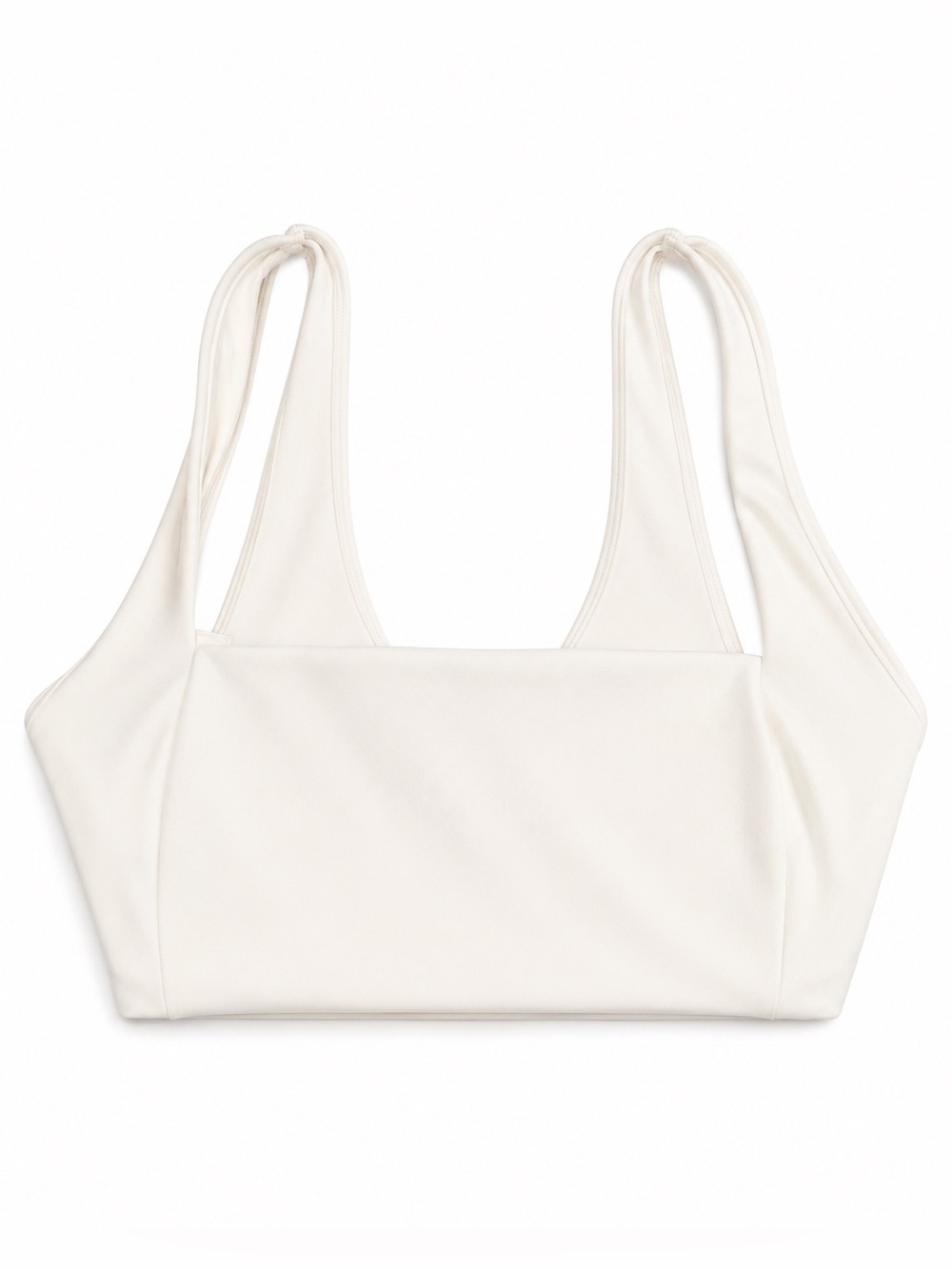 PINK Victorias Secret Women’s Cream Square-Neck Bralette